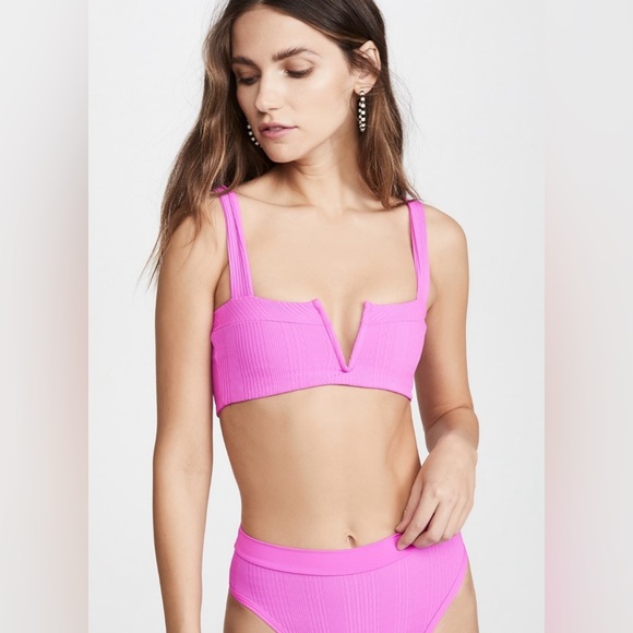 L*Space Lee Lee Bikini Top Orange - Picture 2 of 6